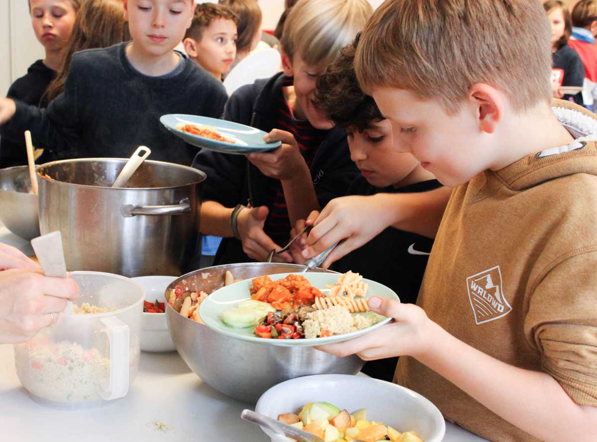 kids art classes about food waste reduction